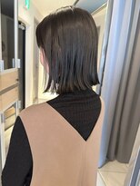 ヘアサロンガリカアオヤマ(hair salon Gallica aoyama)&nbsp;【坂本拓麻】乾かしただけでまとまるぷつっとボブ
