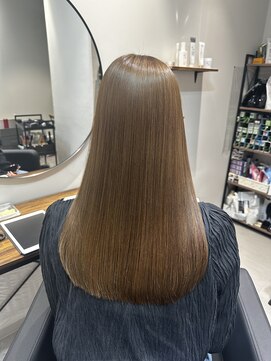 アパートメント オブ ソロン 市川(The Apartment of Solon) 再整ケアカラー(髪質改善タイプ)　大人ガーリー/ベージュ