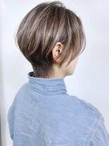 モリオフロムロンドン 原宿本店(morio from London) 【morio原宿】大人　くびれショート　ハイライトカラー