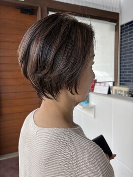リドル ヘアー 駒生店(Riddle HAIR) ショートボブ×ハイライト