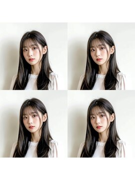 ウィールール 白石店(WE RULE) 韓国レイヤーロング×シースルーバング