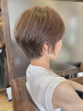 ハピネス クローバー 学園前店(Happiness CLOVER) ☆イメチェン大人かわいい★ショートボブ/白髪ぼかし/ハイライト