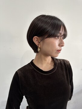 ポケット 渋谷(POCKET) 丸みショート×髪質改善カラー