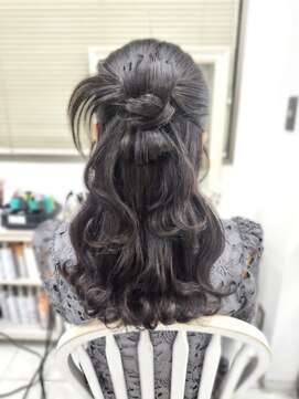 リサ 恵比寿(risa.) カチモリハーフアップ