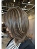【白髪ぼかし】ぼかしハイライト＋全体カラー