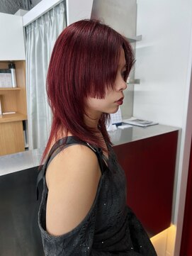 ヌーヴ(Nu:v) ハッシュカット/ローズカラー