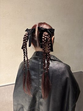 カノン(kanon hair&beauty) ダブルカラーでできるボルドーカラー