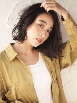 エイジングケアカラー×ふんわりロブ【LEB神戸三宮】