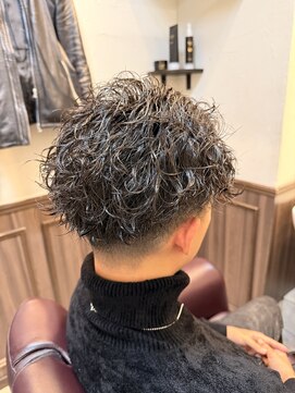 無造作カール スパイラル<理容室>[メンズ/シェービング/上野]