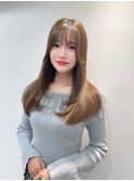 レイヤーカット×髪質改善トリートメント×明るめカラー