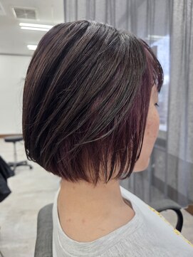 ビオルネ 土気あすみが丘店(VIE.ORNER) インナーカラー×パープル