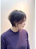 【Ciela】耳掛け丸みショート