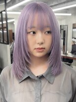 ニコトウキョウ 新宿(nico TOKYO) ペールラベンダーダブルカラーハイトーン韓国レイヤー
