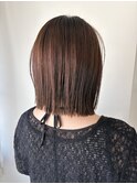 結べる切りっぱなしボブ