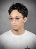 【スパイキーショート×ピンパーマ】短髪/メンズパーマ/men's