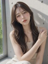 ノア(NOA) 【NOA】韓国風ロングレイヤー|顔まわりレイヤー×ゆる巻き