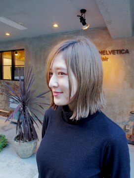 ヘルベチカ・ヘア(Helvetica hair) [helvetica hair]ブラントカット