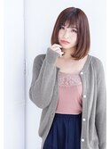 お手入れ簡単！頑張らないリラックスミディアム美髪フレンチボブ