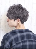 刈り上げ前下がり束感グランジマッシュ【モテ髪・イケメン】