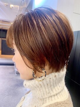 アルバム 新宿(ALBUM SHINJUKU) ブラウンベージュショート_アッシュブラウンネオウルフ_ba272141