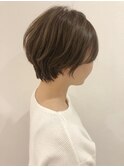 丸みのあるショート【Cime】