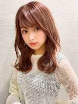 シルクレイ 吉祥寺店(Silk-lei)&nbsp;ピンクベージュのモテ髪小顔スタイル☆20代30代/Silk-lei吉祥寺