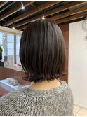 大人外ハネボブ ワンレンボブ 黒髪 重めボブ 小顔くびれヘア