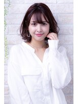 ヘアーアートシフォン 池袋西口店(Hair art chiffon)&nbsp;ショコラベージュ抜け感カーキアッシュアンニュイくびれヘア