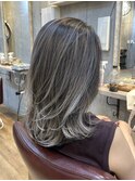 シナモングレージュ×バレイヤージュ【LODAT横浜】