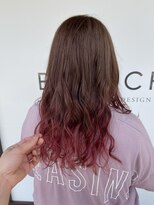 ブランシェ 名鉄小幡駅前店&nbsp;デザインカラー/ピンクレッドカラー【森】