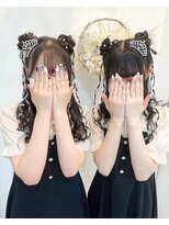 レア(Le'a) ハーフツインおだんご♪ティアラヘアー