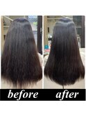 美髪整形ストレート(アルカリ性縮毛矯正)