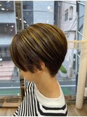 【BUZZbee四ッ井】ボーイッシュショート/ハイライト