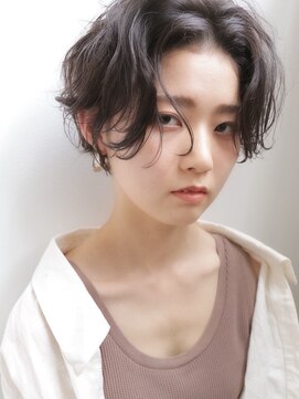 ラヴィズム 名駅店(LUVISM) ショートカット丸みショート耳掛けハンサムショート10代20代30代