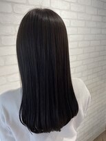 エヌアンドエー 草加店(N&A)&nbsp;黒髪カタログ・レイヤーロング・アッシュブラック・#草加