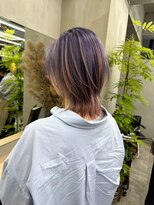 ギークス(GEEKS)&nbsp;【GEEKS渋谷】デザインカラー/ウルフカット/ハイトーン/20代30代