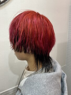 インパークス 町屋店(hair stage INPARKS) 中性ウルフ ~赫~