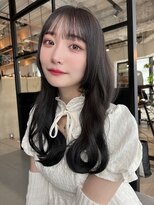 ワンス(Once)&nbsp;2024ssゆるふわレイヤー×シースルーぱっつん