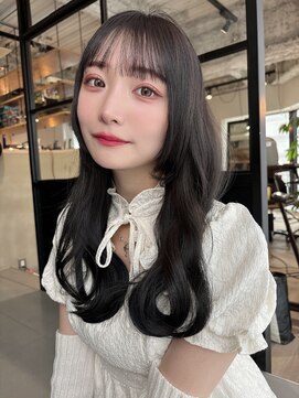 ワンス(Once) 2024ssゆるふわレイヤー×シースルーぱっつん