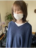くびれミディ×グレージュカラー☆