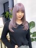 [新規平日限定]ダブルカラー(ブリーチ&カラー)＋トリートメント /￥12000