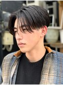 トランクスヘアセンターパートニュアンスパーマ韓国カルマパーマ