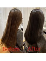 プールブー(PourVous)&nbsp;根元のクセとカラーの褪色が気になるお客さま