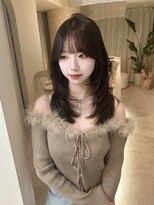 ヴェイナゴヤ(VEYY. nagoya) レイヤーカット/ワンカールレイヤー/顔周りカット/グレージュ