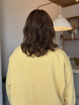 シーソー(SEA SAW) 春色♪マットベージュ/ミディアム/ニュアンスパーマ