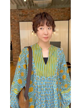 ホヌン 辻堂(Honnun) ショートヘア×パーマ×レイヤー×ショーボブ×20代×30代×40代