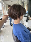 【50代・60代限定】まとまり艶ショートボブ/髪質改善／しらさん