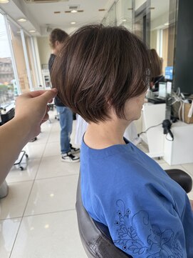 ハピネス 西大寺店(Happiness) 【50代・60代限定】まとまり艶ショートボブ/髪質改善／しらさん
