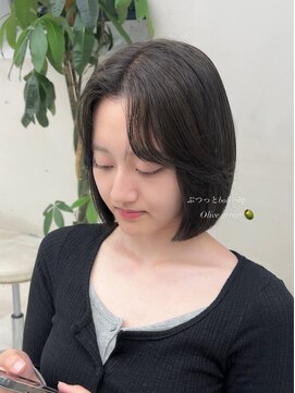 ビュー フクオカ(VIEW FUKUOKA) オリーブグレー×ボブ