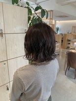 アドラーブル 万代店 (adorable)&nbsp;こなれ感ボブ◎パーマで大人カジュアルスタイル